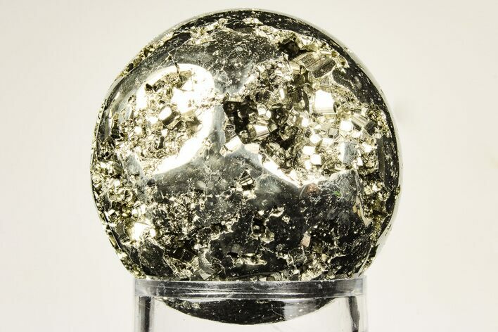 Polished Pyrite Sphere - Peru #193656